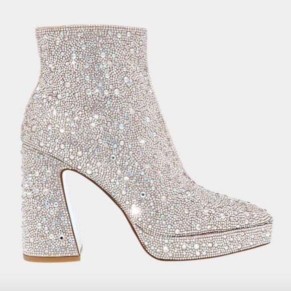 Betsey Johnson Shoes - NWT Betsey Johnson Della Rhinestone Booties Sz 8.5